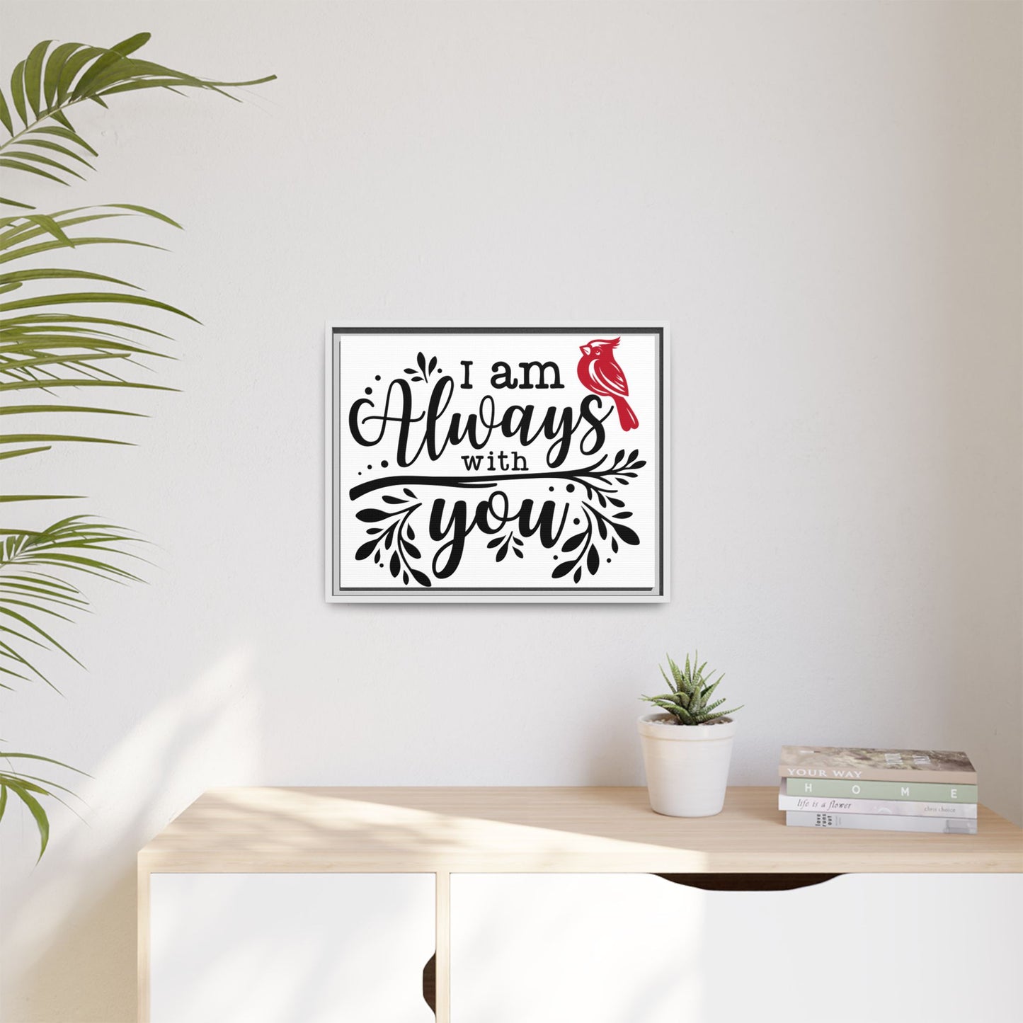Always With You Cardinal – Matte Canvas Wall Art