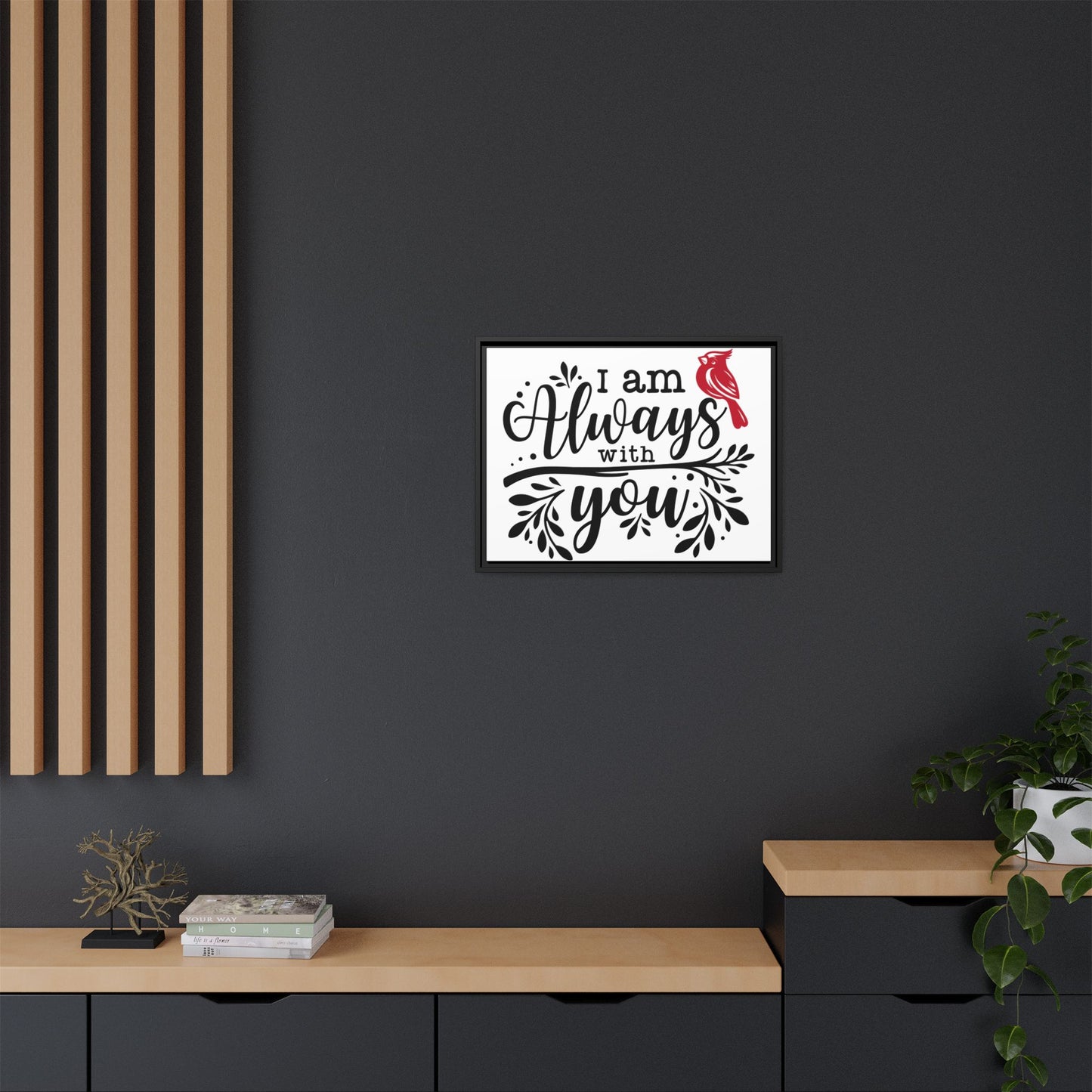 Always With You Cardinal – Matte Canvas Wall Art