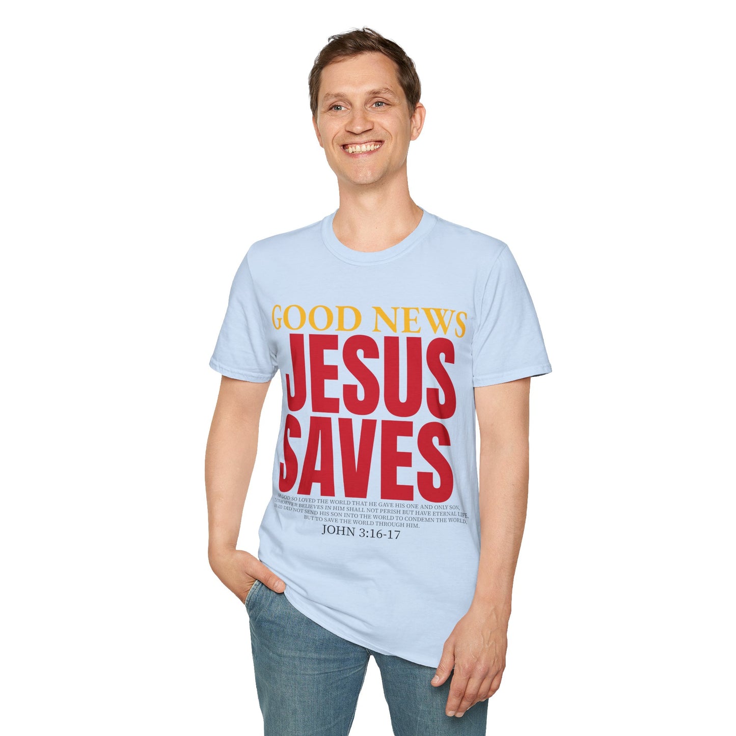 Inspirational "Jesus Saves" T-Shirt