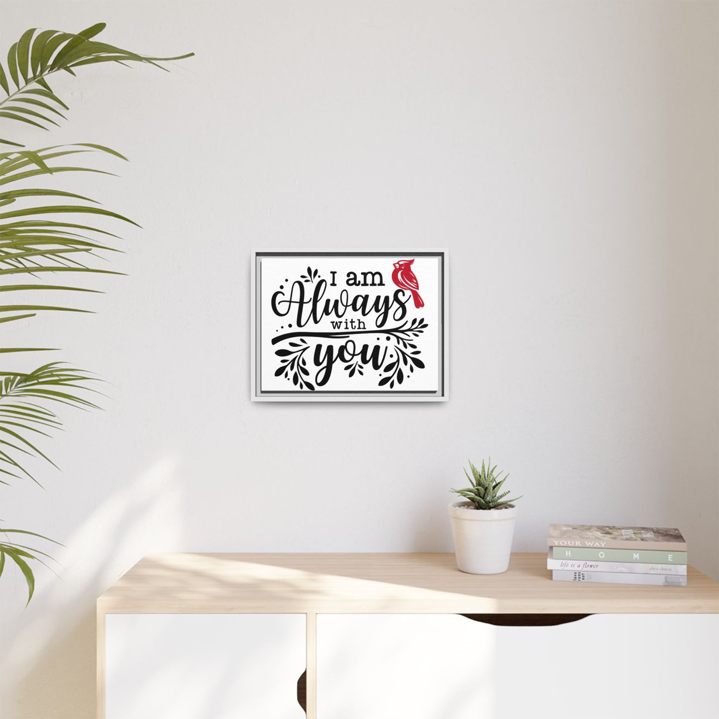 Always With You Cardinal – Matte Canvas Wall Art