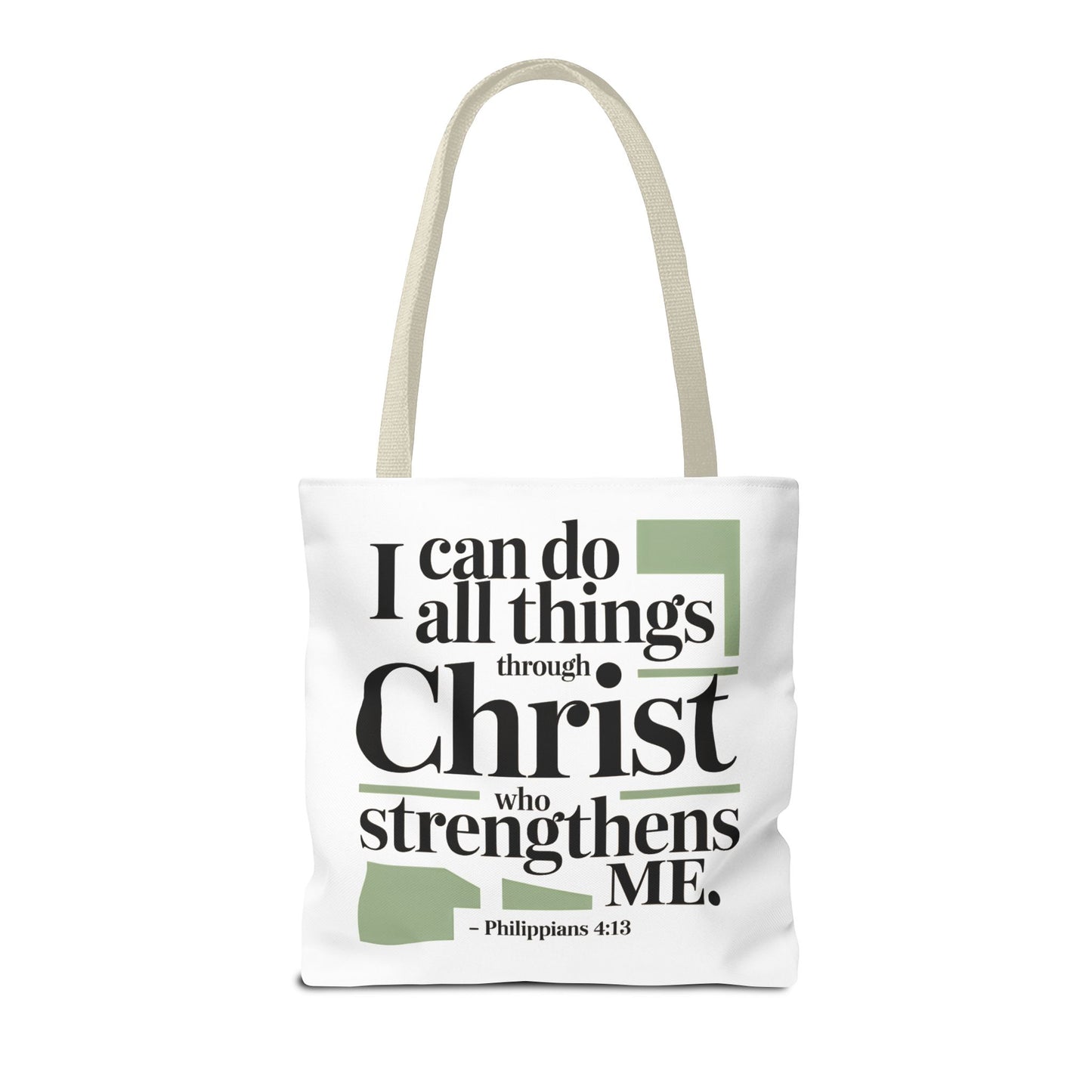 Inspirational Bible Verse Tote Bag – Faith-Based Everyday Carry, Christian Gift for Women, Church & Life