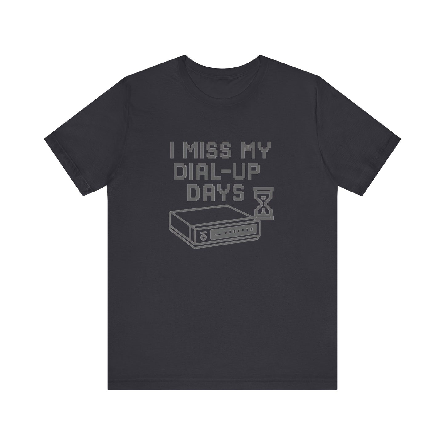 Nostalgic Dial-Up Days Tee – Retro Tech Shirt for 90s Kids, IT Pros & Internet Pioneers